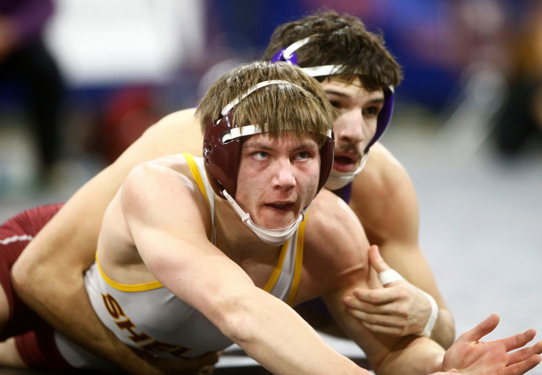 Championship round of state wrestling